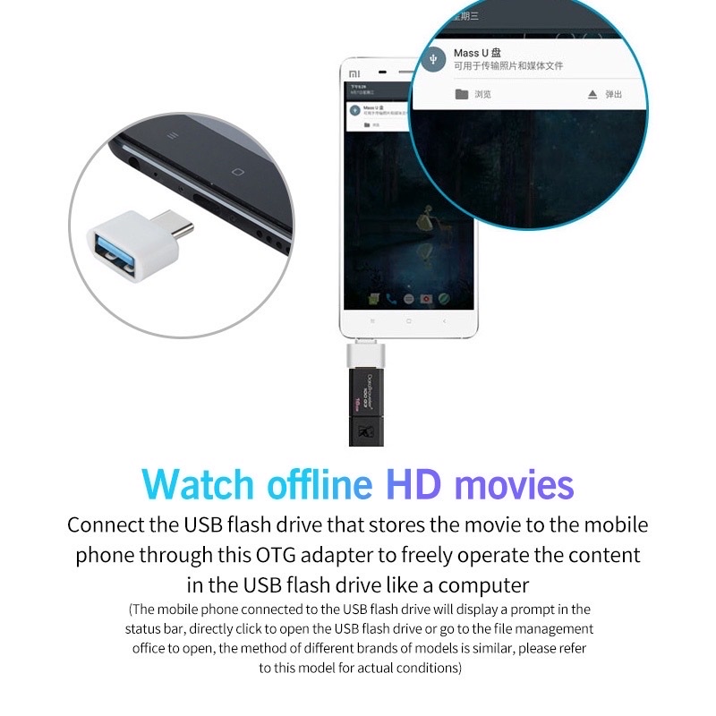 Đầu OTG Type C mini